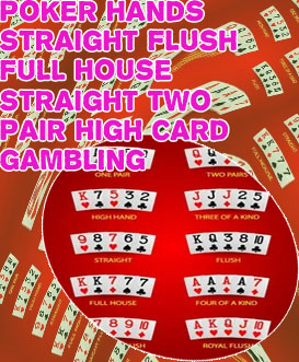 Poker flush full house