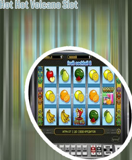 Volcano slot machine